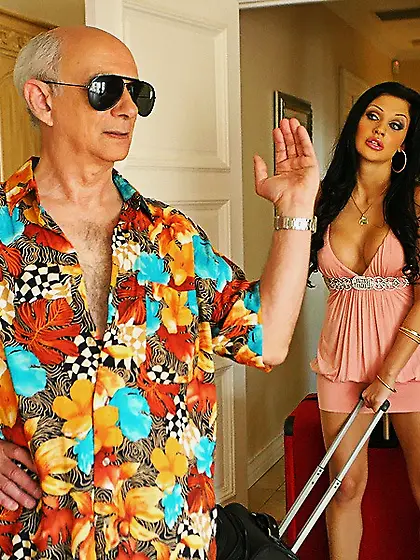 Adorable babe black bikini