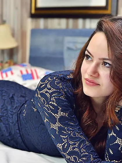 White teen brown hair