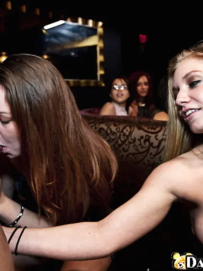 Wild interracial party