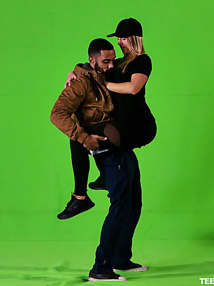 Slim blonde moans penetrated