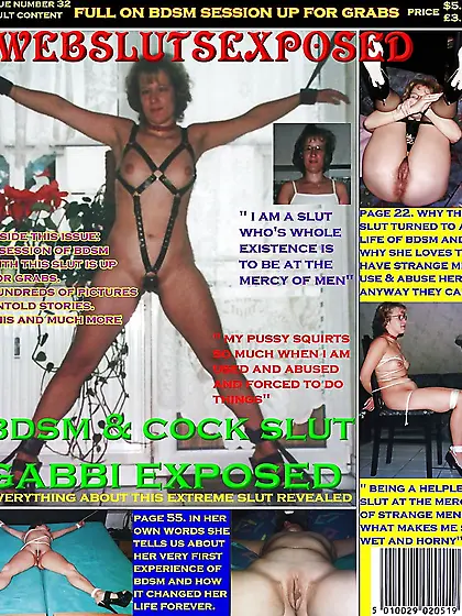 Bdsm slut wife gabbi exposed