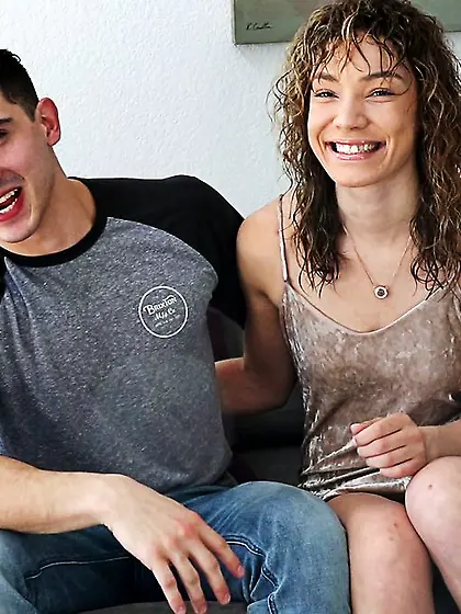 Curly-haired chick pussy banged