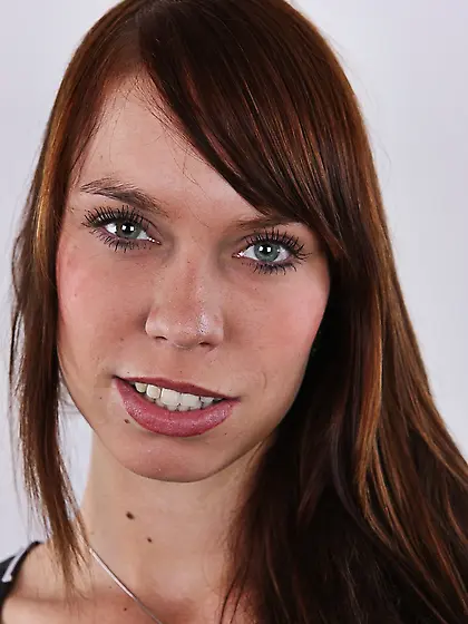 Charming brunette sexy long