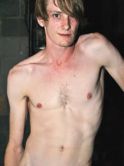 Young studs posing naked