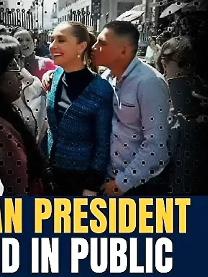 Mexican president groped - normal fate of women