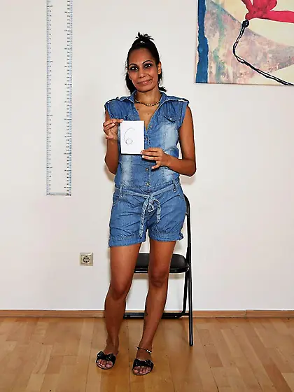 Sensual Latina Renata ALS is casting for porn and she is getting