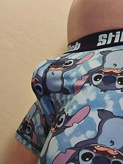 smooth twink in stich boxers