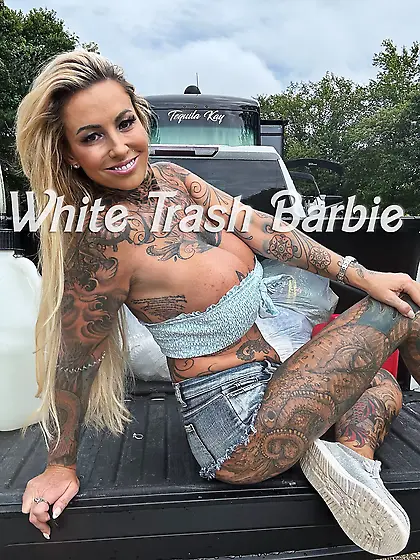 White trash barbie