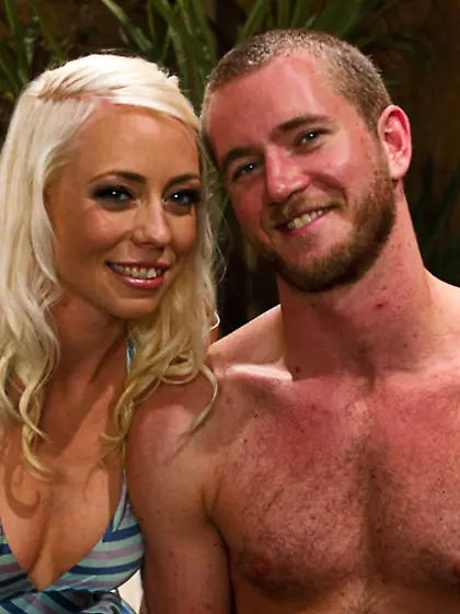 Cool sexy dude enjoying