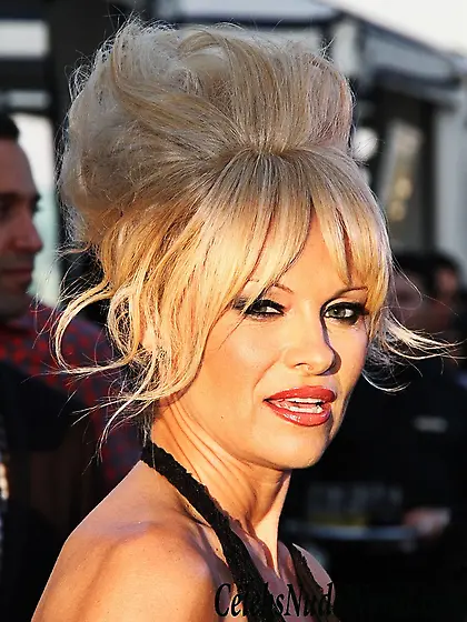 Pamela Anderson See Through to Thong