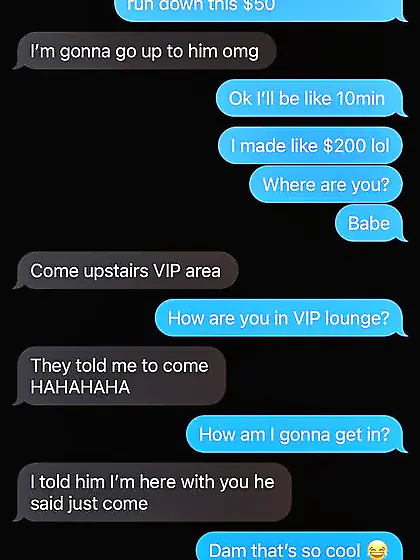 We met local rappers at the club