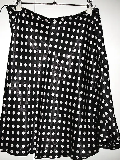 Satin slips and skirts