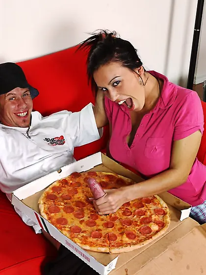 Megan Jones strips her clothes on the sofa and takes a wild ride