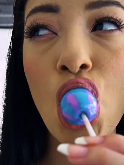 Slim college girl stepbrother