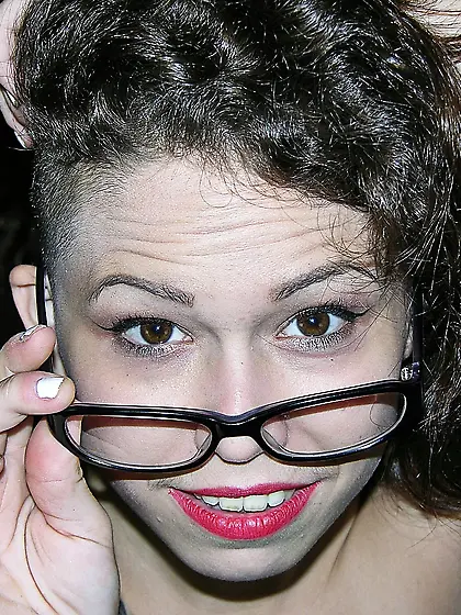 Glasses Babe Hairy Bush