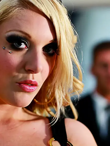 Busty blonde Shay Hendrix is ready for hardcore sex and her puss