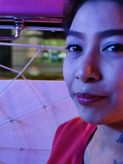 Exotic teen Bil shows tattoos and gets nicely penetrated in seve