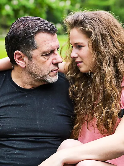 Lovely doll swallows cum after her old lover banges her cunt out