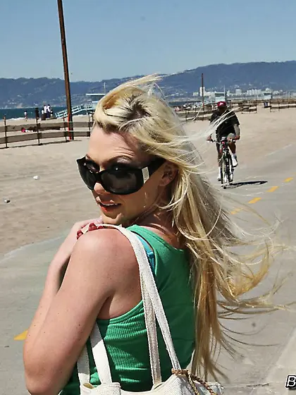 Horny blonde Samantha Sin gets fucked by black men and takes big