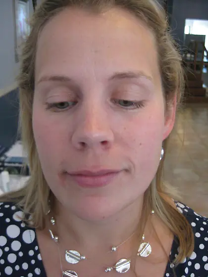 Jenny big tits curvy wide hips hairy pussy