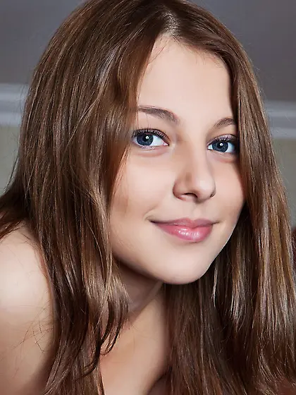 Nice small-tittied Russian young woman Nikia A sheepishly bares