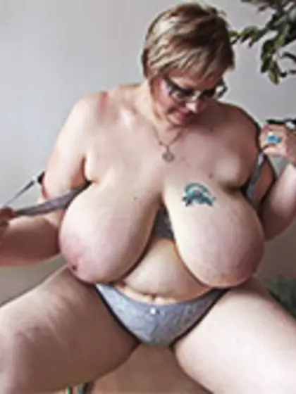 Fat chick glasses humongous