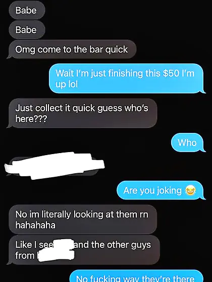 We met local rappers at the club