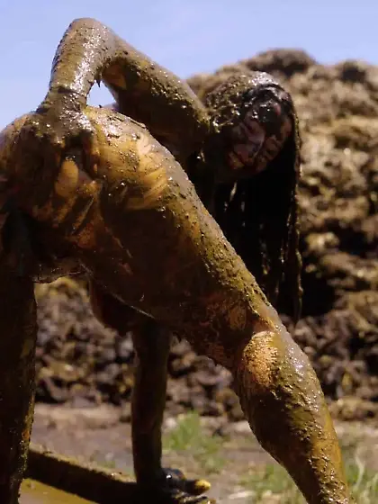 Rada Brewer on the farm