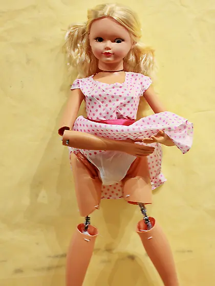 Doll from toy shop is pimped