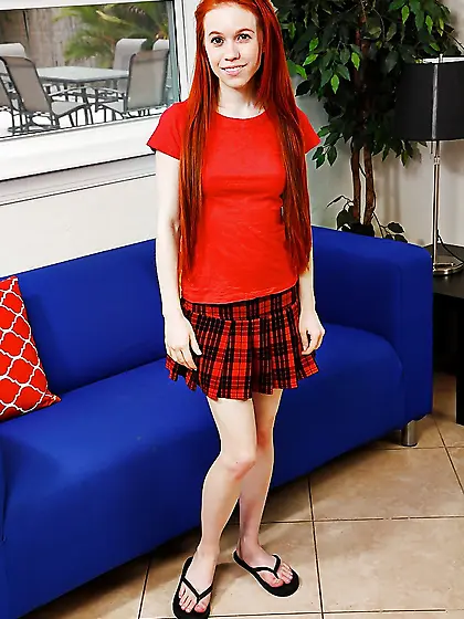 Little sexy redhead
