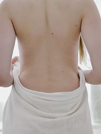 A young woman with light skin and blue eyes needs big dick