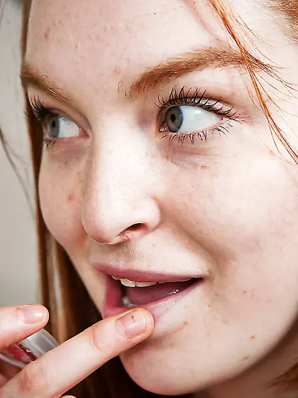 Flexible redhead lesbians