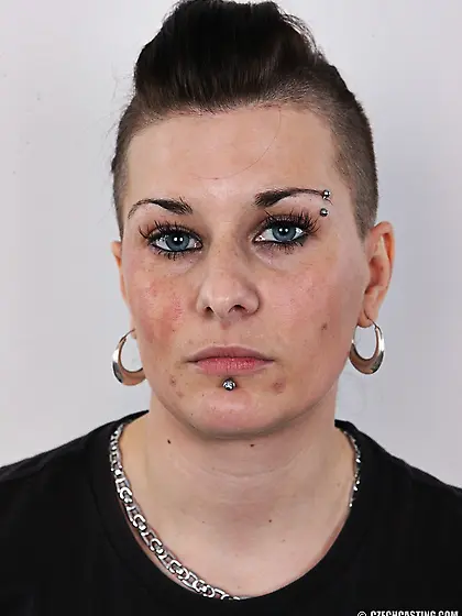 Tattooed pierced chick big