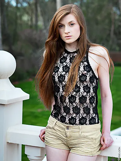 Soft young teen shows off her hairy blonde...