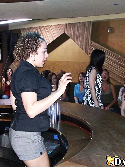 Nude stripper blowjob