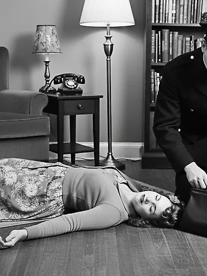 Film Noir Crime Scene
