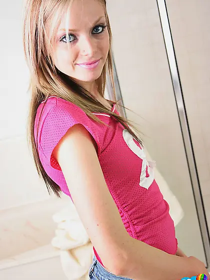 Young blonde perky tits