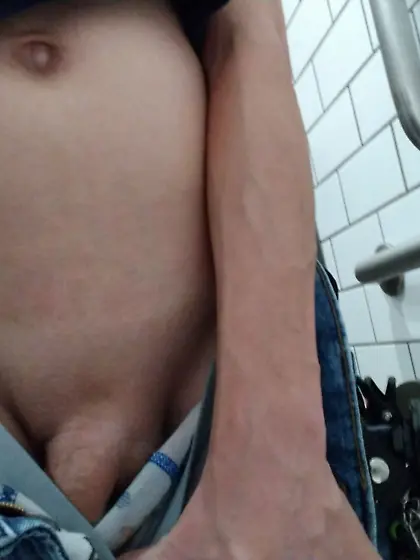 smooth legal twink shows off in public