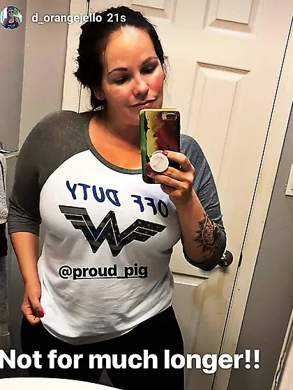 Deanna at Mardi Gras