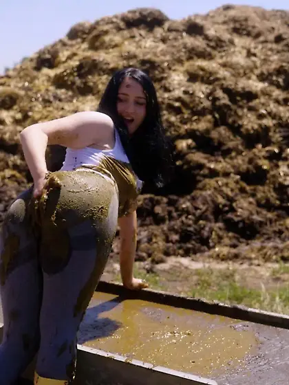 Rada Brewer on the farm