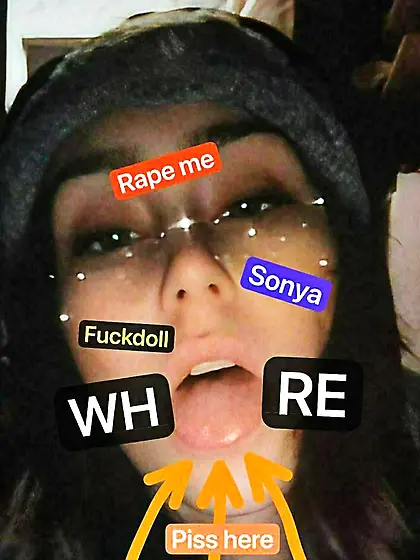 Stupid cunt ex girlfriend Sonya, degrade her!