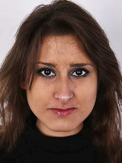 Hot tempting chick black