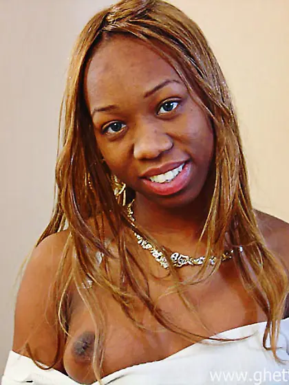 Horny black chick face