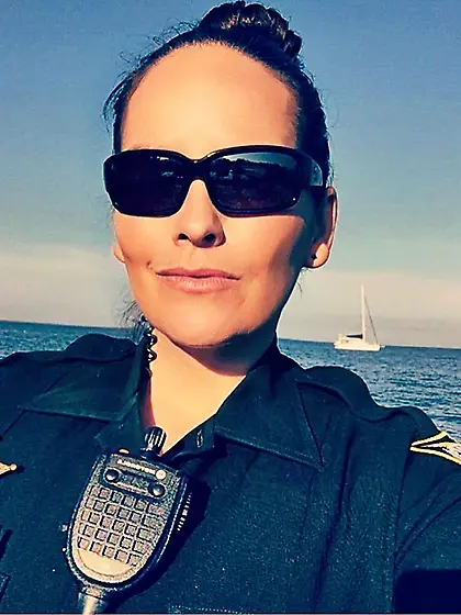 Deanna at Mardi Gras