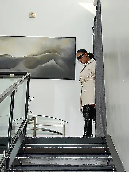 Big breasted ebony bitch Alia Starr got pumped in slutty red cor