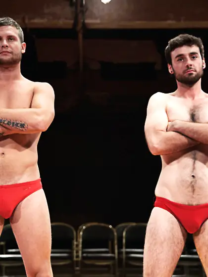 Hot studs wrestling sweaty