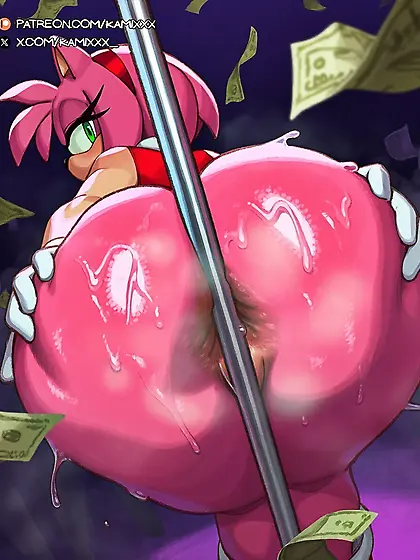 Amy Rose Farting and Pooping