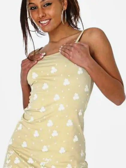 Indulging babe takes brown