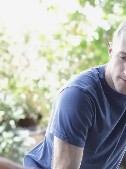 Long-haired skinny cutie loves