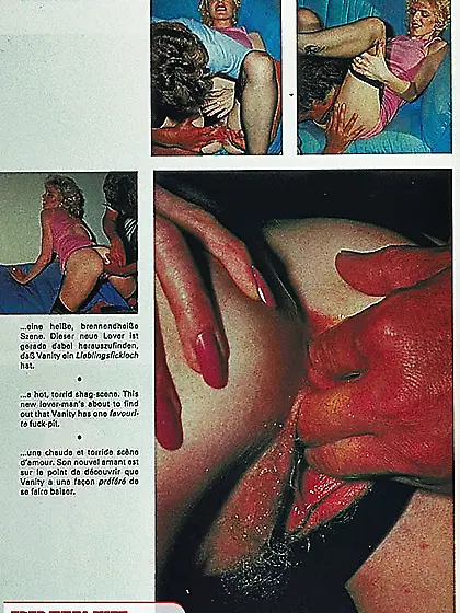 Blonde chick pink dress